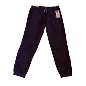NWT Weatherproof Grey Men's Fleece Lined Rimrock Jogger Pant Large Athleisure